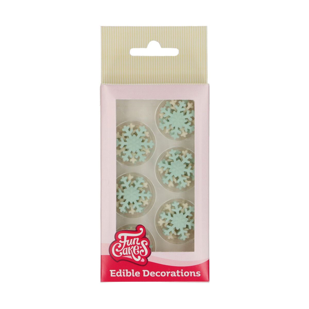 Zucker Dekoration Schneeflocken Set / 12 Zucker Dekoration Schneeflocken Set / 12