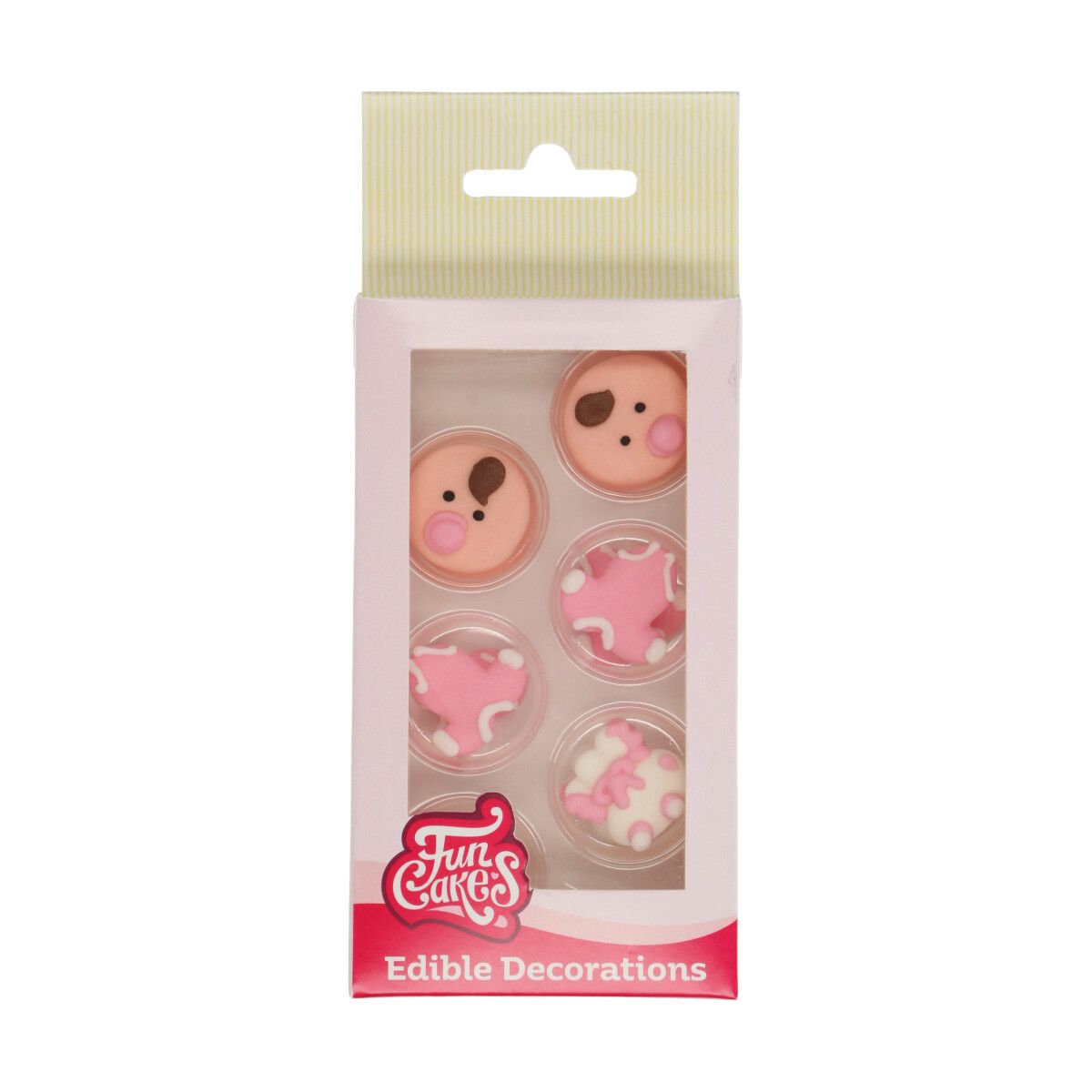 Zuckerdekor Baby Rosa Set (12 Teile) Zuckerdekor Baby Rosa Set (12 Teile)