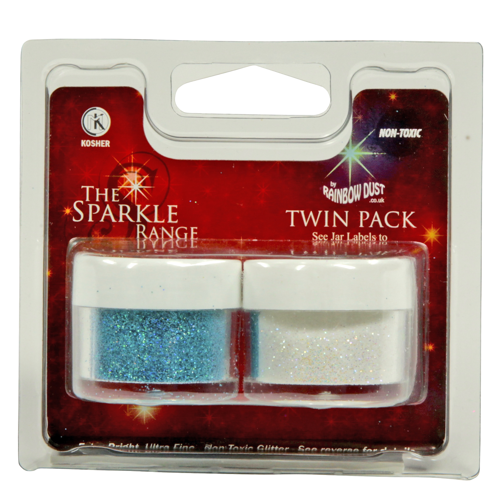 Sparkles Twin Pack Hologram Blue + White Sparkles Twin Pack Hologram Blue + White