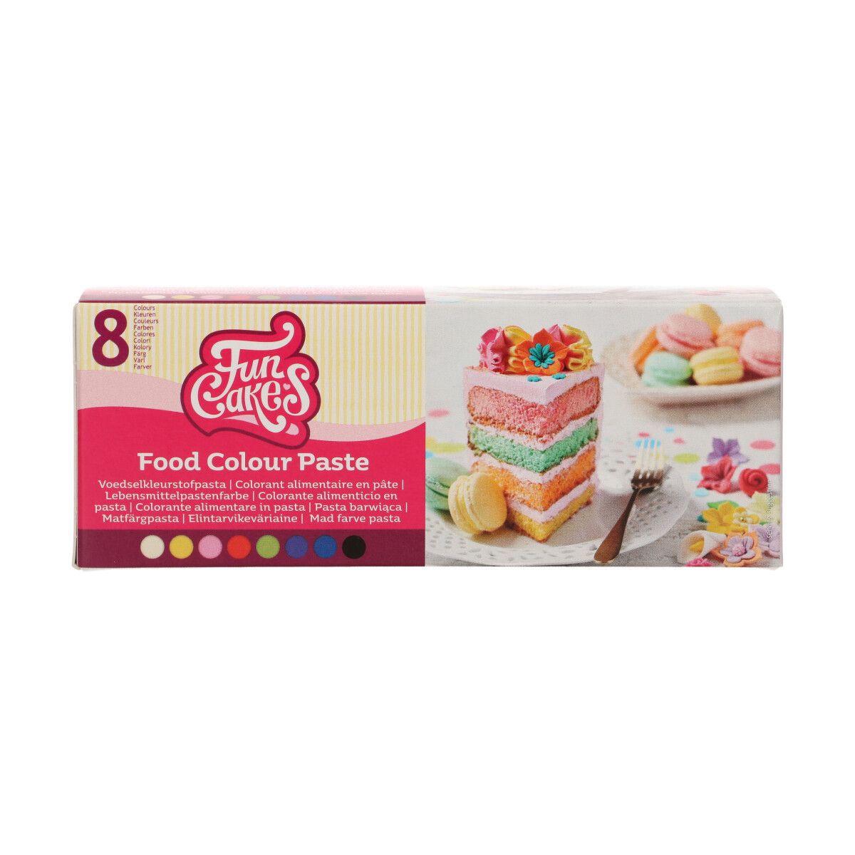 FunColours Paste Food Colour Set 8 x 30g