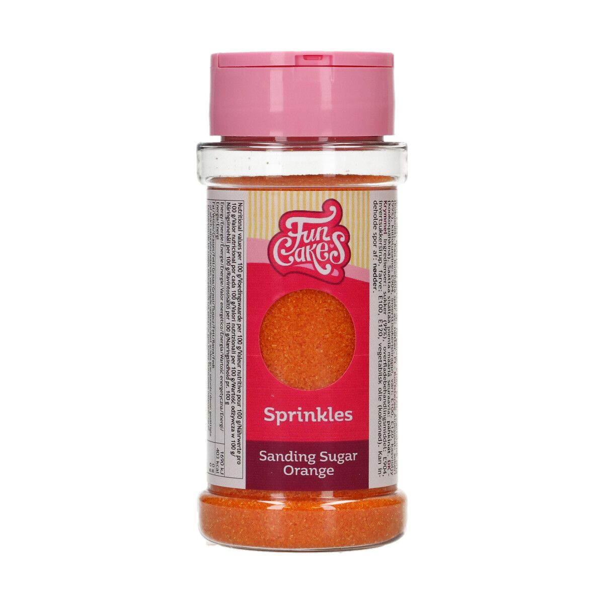 Farbzucker / Sanding Sugar - Orange 80 g Farbzucker / Sanding Sugar - Orange 80 g